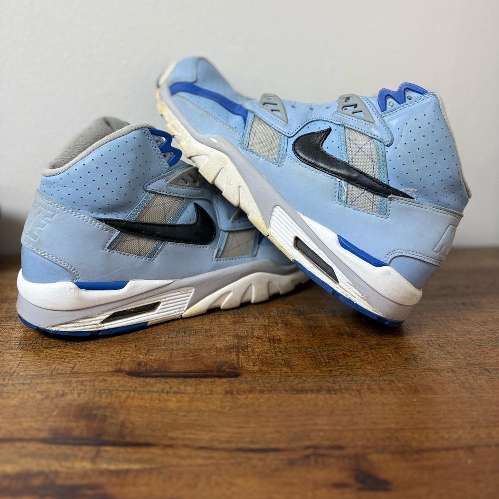 Nike Blue and Black High-Top Sneakers